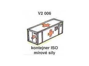 Kontejner ISO - mírové síly (4 ks)
