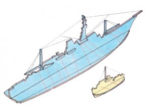 výzkumná loď Pionýr a remorkér