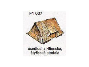 Usedlost z Hlinecka, čtyřboká stodola