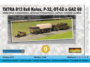 Tatra 813 8x8 Kolos + P-32 + OT-62 Topas + GAZ 69