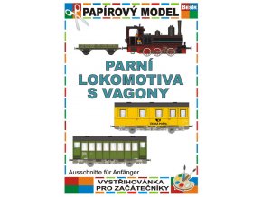 Parní lokomotiva s vagony