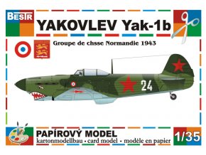 Yakovlev Yak-1b (Groupe de chasee Normandie 1943)