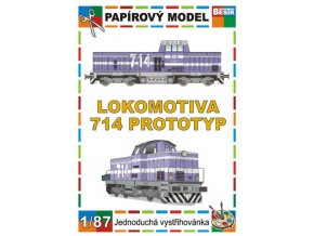 ř. 714 - Lachtan - dieselová lokomotiva - prototyp