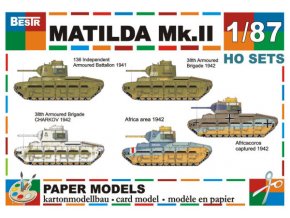 Matilda Mk.II - 5 různých verzí