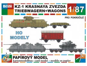 KZ-1 Krasnaja Zvezda + Panzerjägertriebwagen, Panzer IV F1, 15t, Ssyms 80t