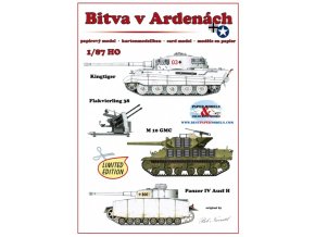 Bitva v Ardenách - Kingtiger (Tiger II Serienturm), Flakcvierling 38, M 10 GMC, Panzer IV Ausf H