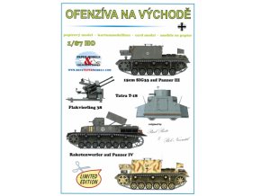 Ofenzívna na východě - 15cm SIG33 auf Panzer III, Flakvierling 38 4×2cm, Tatra T-18, Raketenwerfer auf Panzer IV
