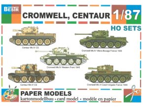 Cromwell, Centaur - 5ks (2x Centaur Mk.IV CS, 3x Cromwell Mk.IV)