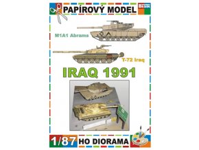 M1A1 Abrams + T-72 Iraq (Irák / Iraq 1991)