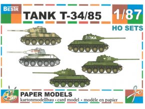 Ruský tank T-34/85 - 5 různých verzí