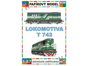 ř. 742 - Kocour - dieselová lokomotiva řady (ex T 466.2)