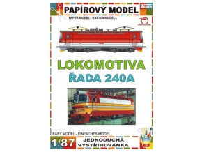 ř. 240 - elektrická lokomotiva (S 499.1)