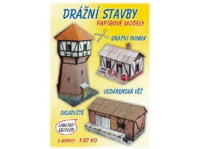 Drážní domek + skladiště + vodárna (Drážní stavby)