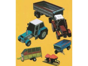 Zetor 16145 + Zetor 10045 + Zetor 8011+ přívěsy + sběrací vůz + secí stroj