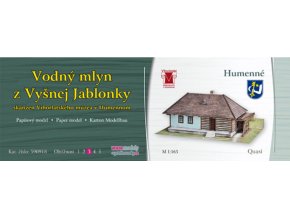 Vodní mlýn z Vyšné Jablonky - Humenné