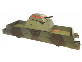 obrněný vlak - pancéřový vagon PL-43