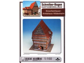 středověká hrázděná kancelářská budova - Hildesheim