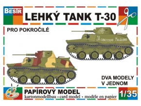 lehký tank T-30 (2 různé verze)