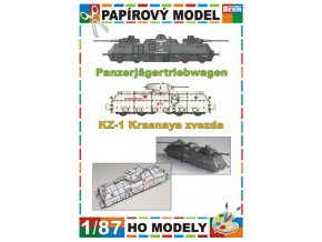 Panzerjägertriebwagen + KZ-1 Krasnaja Zvezda