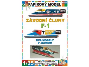 Závodní čluny F-1 (2 ks)