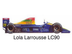 Lola Larrousse LC-90 - GP Great Britain 1990