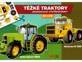 John Deere 7810 + Kirovec K 700 (Těžké traktory)