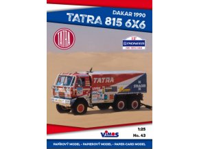 Tatra 815 6x6 - Dakar 1990 #501 M 1:25