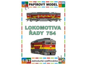 ř. 754 - Brejlovec - dieselová lokomotiva (ex T 478.4)