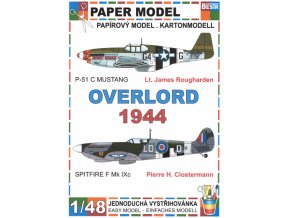 Overlord 1944 - P-51 C Mustang + Spitfire F Mk IXc