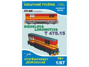 T 475.15 - dieselová lokomotiva řady 744.5