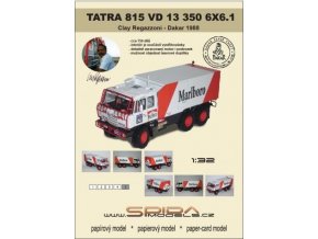 Tatra 815 VD 13 350 6x6.1 - Regazzoni - Dakar 1988 [620] + dezény