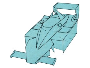 Lotus 79 - dráhový model z papíru
