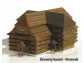 dřevěný artikulární kostel v Hronseku