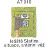 Letiště Slatina, situace, anténní věž