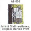 Letiště Slatina, sit., čerp. stanice PHM