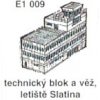 Technický blok a věž, letiště Slatina