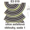 Ulice asfaltová - oblouky, sada 1