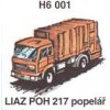 LIAZ POH 217 popelář (2 ks)