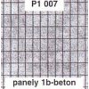 Panely 1b - beton