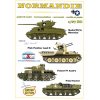 Normandie - M4A3(W)76 HVSS Sherman, Flak Panther Ausf D, Panzer IV Ausf C, M 35 Tractor