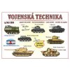 Vojenská technika -- M4 High-speed tractor, Panzer 38(t) AusF. E, PzKfw. III J, Munitionsschlepper 38(t), Wirbelwind, Jagdtiger Porsche, PzKfw. V Panther AusF. D (SdKfz 171)