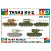 KV-2 - 5 různých verzí