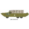 M-35 Prime Mover + M-4 high-speed tractor + AEC Dorchester + GMC DUKW 353 + M-35 Prime Mover (M10A1) (Normandy 1944)