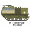 M-35 Prime Mover + M-4 high-speed tractor + AEC Dorchester + GMC DUKW 353 + M-35 Prime Mover (M10A1) (Normandy 1944)