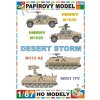 HMMWV M 1046 + HMMWV M1025 + M113 A2 + M901 ITV (Pouštní bouře / Desert Storm 1990)
