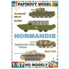 Cromwell Mk.IV + DUKW + Jagdpanzer 38(t) Hetzer + StuG IIIG (Normandie / Normandy)