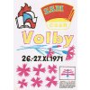 olby - karafiát, vlaječky, znaky