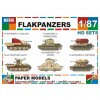 Flakpanzers - protiletadlové tanky - 6 různých strojů