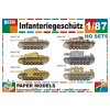Infanteriegeschütz - pěchotní zbraně - 6 různých strojů