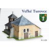 Veľké Turovce - kostel sv. Martina se zvonicí